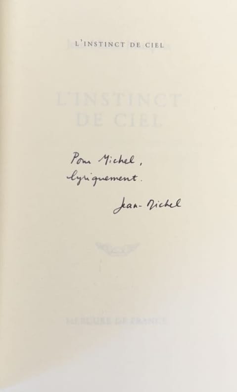 MAULPOIX (Jean-Michel). | L'instinct de ciel.