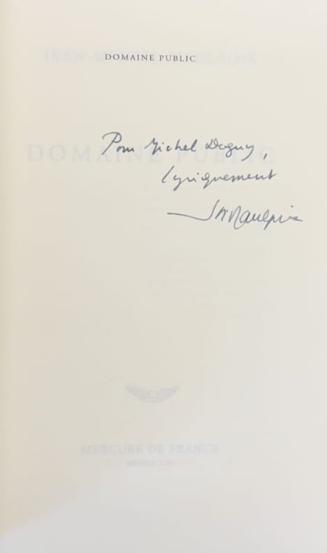 MAULPOIX (Jean-Michel). | Domaine public.