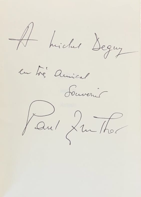 ZUMTHOR (Paul). | Stèles. Suivi de Avents.