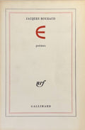 ROUBAUD (Jacques). |  [E]. Poèmes.