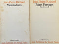 RICHARD (Jean-Pierre). | Microlectures [I]. Microlectures II : Pages Paysages.