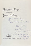 ASHBERY (John). | Houseboat Days. Poems.