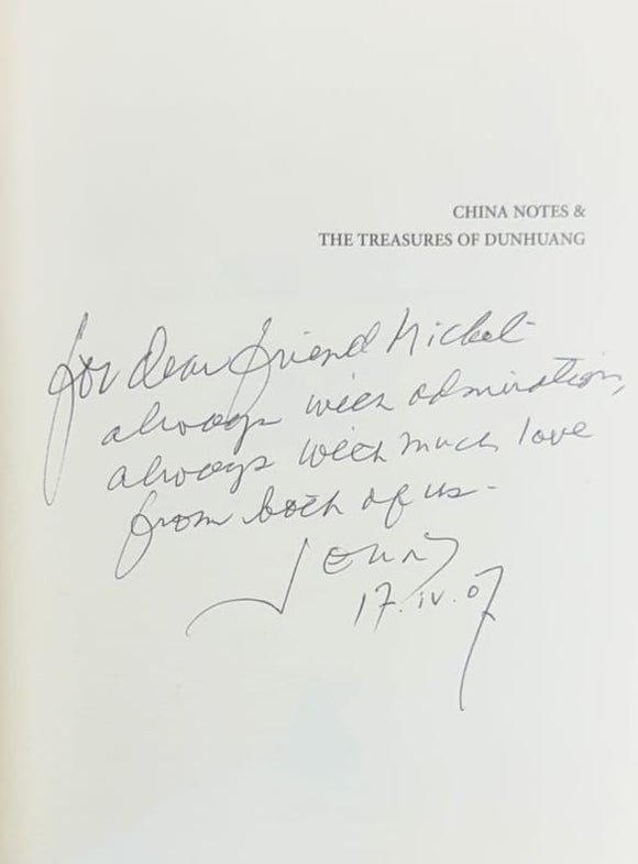 ROTHENBERG (Jerome). | China Notes & the Treasures of Dunhuang.