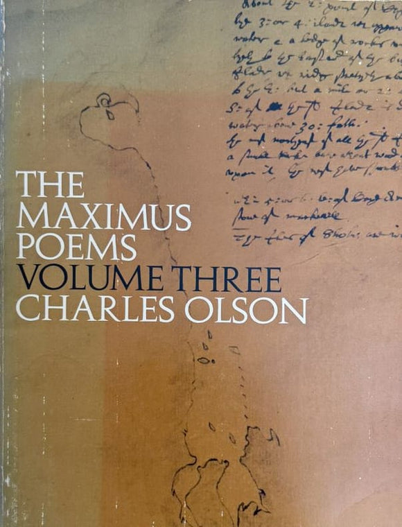 OLSON (Charles). | The Maximus Poems, Volume Three.