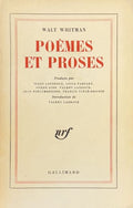 WHITMAN (Walt). | Poèmes et proses.