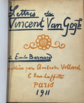 VAN GOGH (Vincent). | Lettres de Vincent Van Gogh à Emile Bernard.