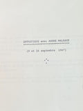 MALRAUX (André), STEPHANE (Roger). | Entretiens avec André Malraux (9 et 16 septembre 1967).