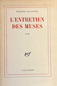 JACCOTTET (Philippe). | L'entretien des muses : chroniques de poésie.
