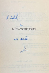 AXELOS (Kostas). | Métamorphoses. Clôture-ouverture.