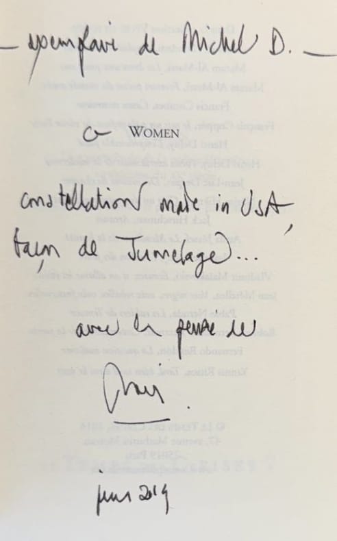 APERT (Olivier). | Women : une anthologie de la poésie féminine américaine du XXe siècle.