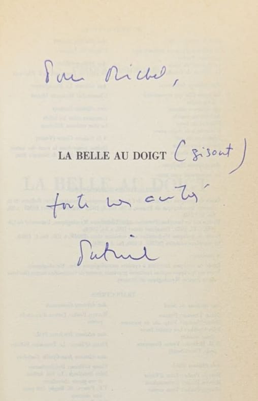 REUMAUX (Patrick). | La belle au doigt. Poèmes.