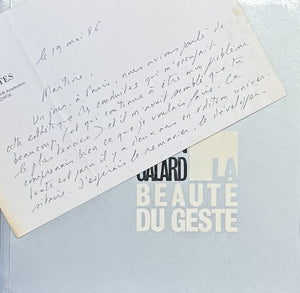 GALARD (Jean). | La beauté du geste.