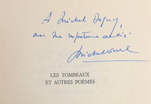 FOSCOLO (Ugo). | Dei Sepolcri ed altre poesie / Les Tombeaux et autres poèmes.