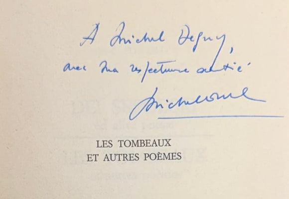 FOSCOLO (Ugo). | Dei Sepolcri ed altre poesie / Les Tombeaux et autres poèmes.
