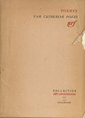 POZZI (Catherine). | Poèmes.