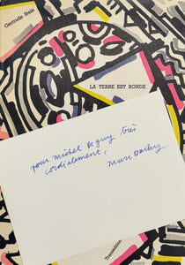 STEIN (Gertrude). | La Terre est ronde. Traduit de l'américain par Marc Dachy