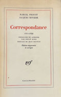 PROUST (Marcel) et RIVIERE (Jacques). | Correspondance (1914-1922). Présentée et annotée par Philippe Kolb. Préface de Jean Mouton.