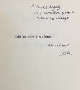 REDA (Jacques). | Celle qui vient à pas légers.