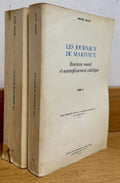 MARIVAUX GILOT (Michel). | Les journaux de Marivaux : itinéraire moral et accomplissement esthétique. Tomes I et II.