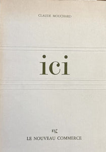 MOUCHARD (Claude). | Ici.