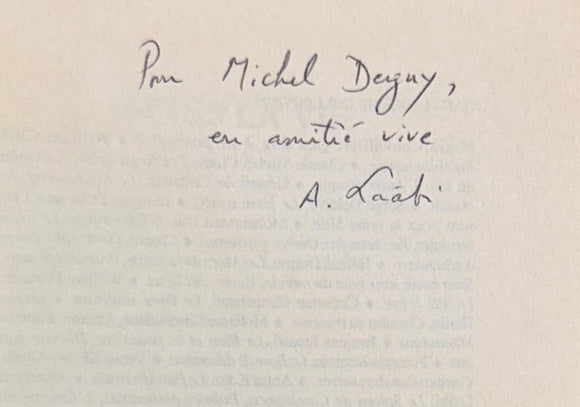 LAÂBI (Abdellatif). | Ecris la vie.