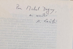 LAÂBI (Abdellatif). | Tribulations d'un rêveur attitré.