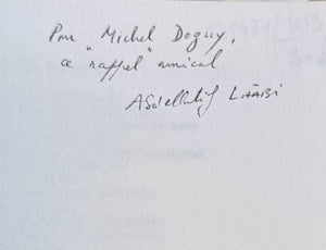 LAÂBI (Abdellatif). | L'étreinte du monde.