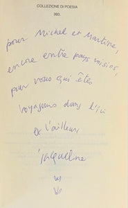 RISSET (Jacqueline). | Il tempo dell'istante. Poesie scelte 1985-2010. Versione italiana dell'autrice.