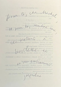 RISSET (Jacqueline). | Les instants les éclairs.