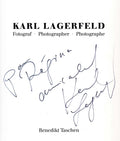 LAGERFELD (Karl). | Fotograf - Photographer - Photographe.