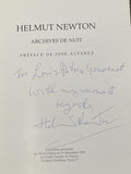 NEWTON (Helmut). | Archives de nuit. Préface de José Alvarez.