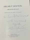 NEWTON (Helmut). | Archives de nuit. Préface de José Alvarez.