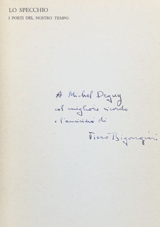 BIGONGIARI (Piero). | Stato di Cose I II III. Stato di Cose ...-1954.