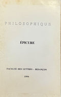 EPICURE COLLECTIF. | Epicure. Philosophique (1994).