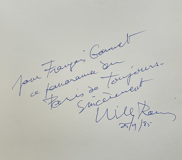 RONIS (Willy). | Mon Paris. Préface de Henri Raczymow.