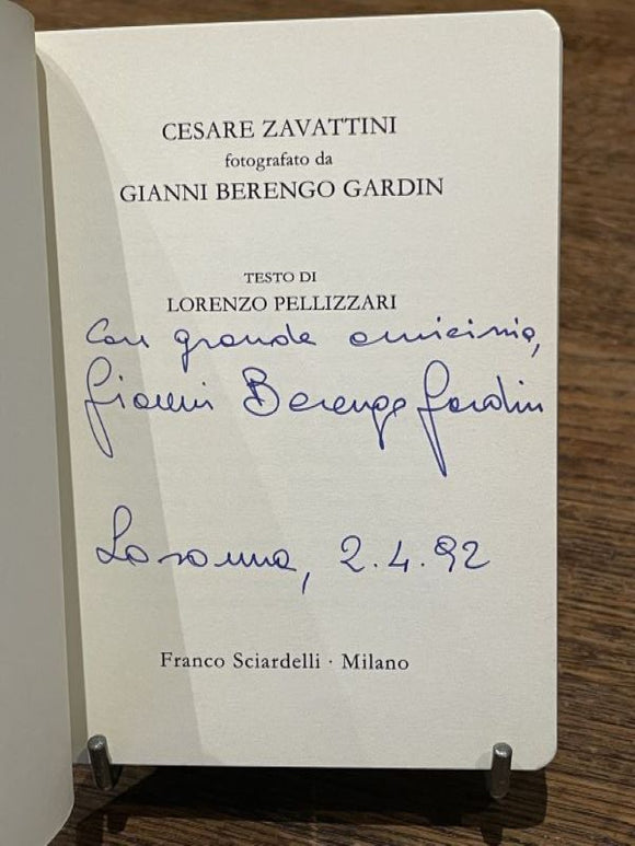 BERENGO GARDIN (Gianni). | Cesare Zavattini.