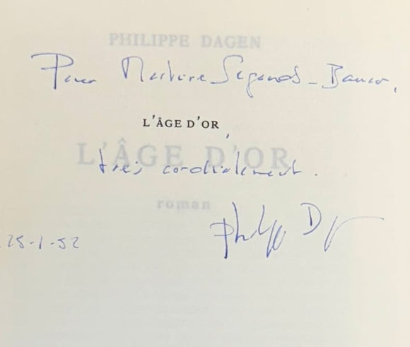 DAGEN (Philippe). | L'âge d'or.
