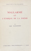 MALLARME (Stéphane) STANGUENNEC (André). | Mallarmé et l'éthique de la poésie.