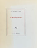 MICHAUX (Henri). | Affrontements.