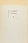 VIGEE (Claude). | Canaan d'exil.