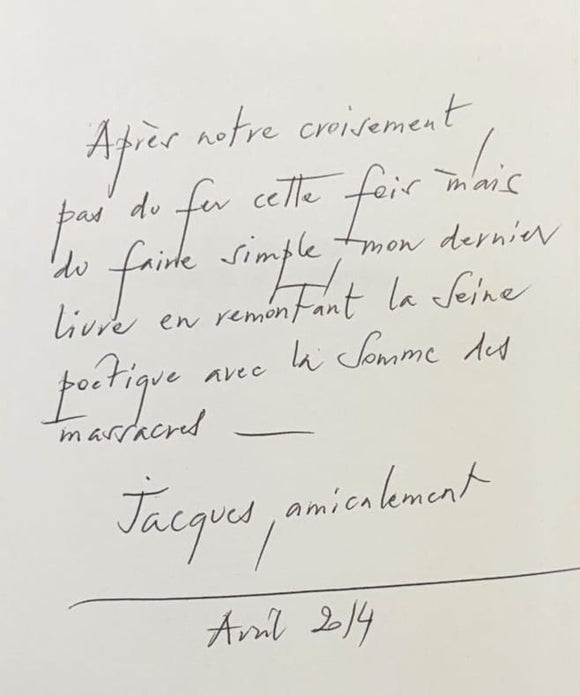 DARRAS (Jacques). | Je sors enfin du Bois de la Gruerie. Tout reprendre à 1914. Poème cursif/discursif.