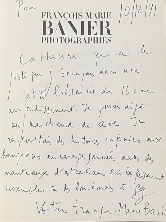 BANIER (François-Marie). | Photographies.