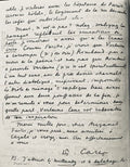 CARCO (Francis), AUZANET (Jean). | Correspondance inédite, de 1930 à 1940, comprenant 43 lettres autographes signées de Francis Carco (sur 14 pages in-4, 34 pages in-8, 7 pages in-12 et 7 cartes, 6 enveloppes conservées) et 13 lettres autographe...