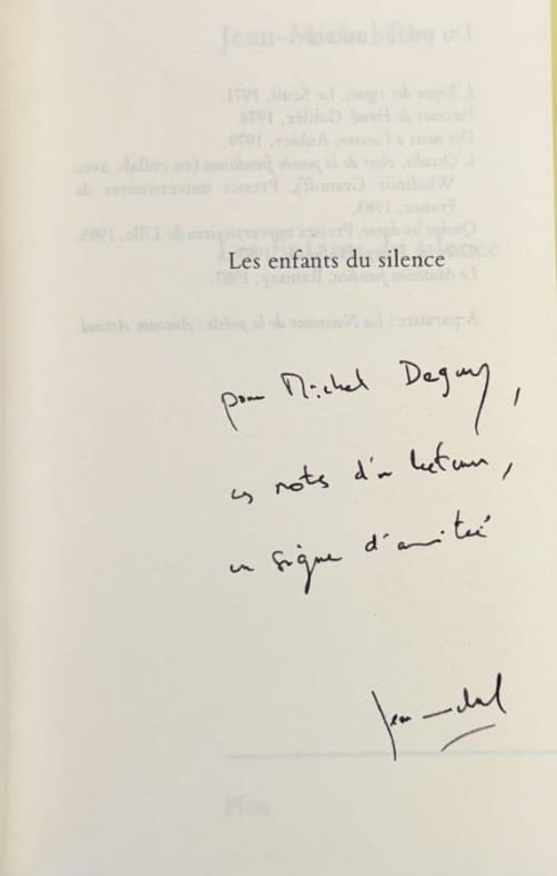 REY (Jean-Michel). | Les enfants du silence.