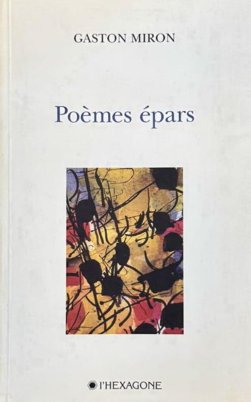 MIRON (Gaston). | Poèmes épars.