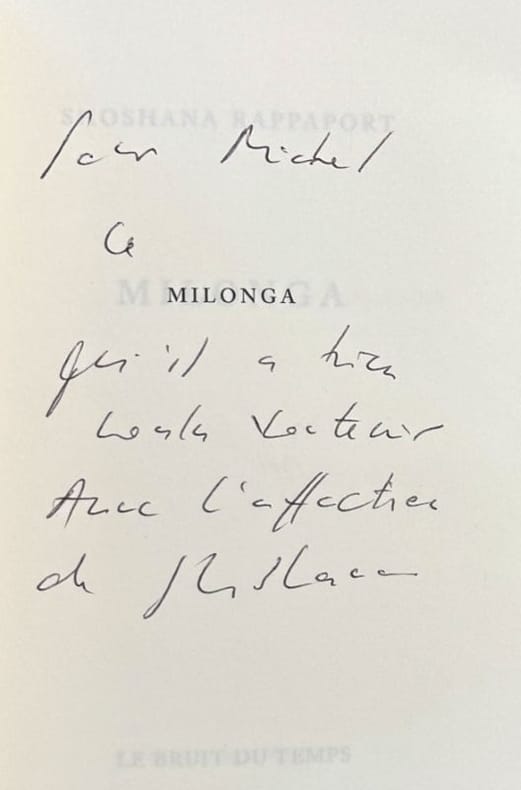 RAPPAPORT (Shoshana). | Milonga.