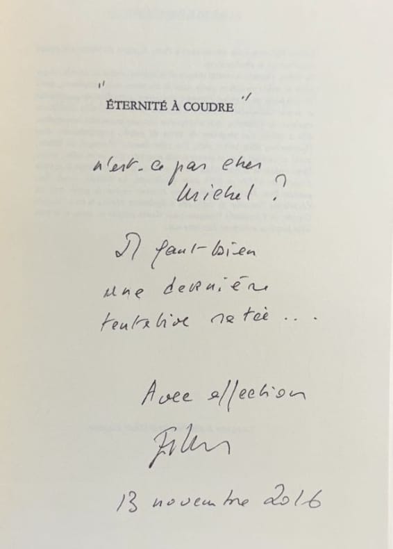 TELLERMANN (Esther). | Eternité à coudre.