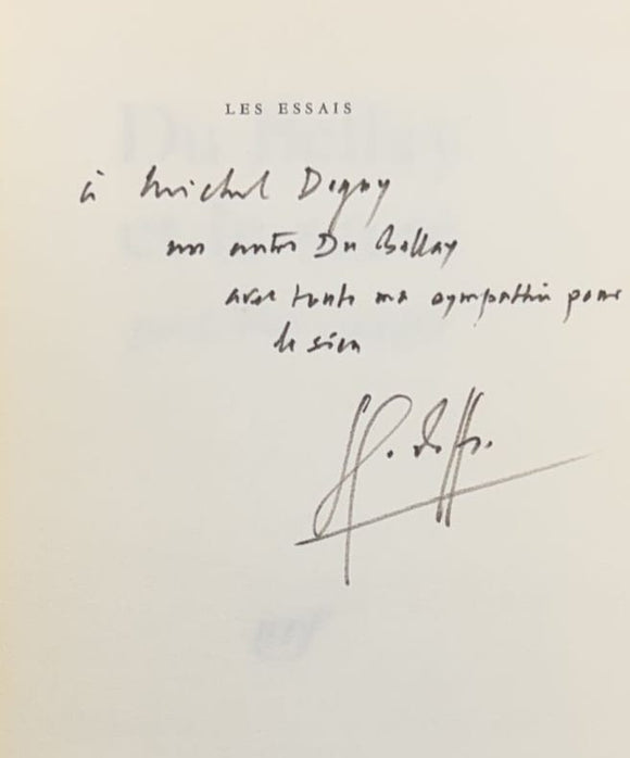 GADOFFRE (Gilbert). | Du Bellay et le sacré.