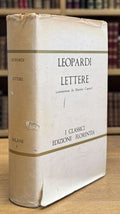 LEOPARDI (Giacomo). | Lettere. Commentate da Martino Capucci.