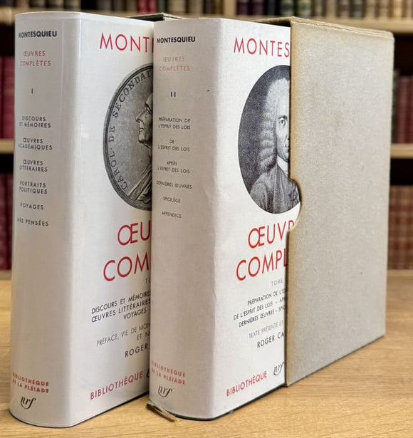 MONTESQUIEU. | Oeuvres complètes. Tomes I et II.